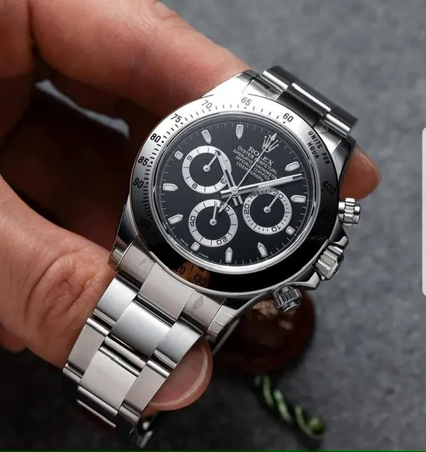 Rolex 全新品 黑面綠光 Daytona