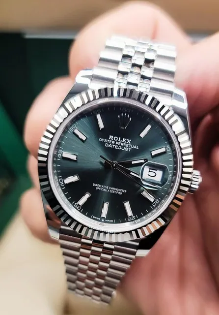 Rolex DJ 薄荷綠 五珠鍊