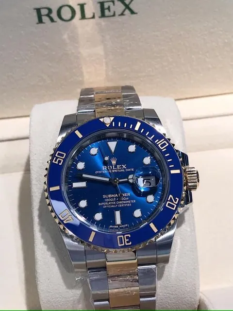 Rolex 116613 半金藍水鬼